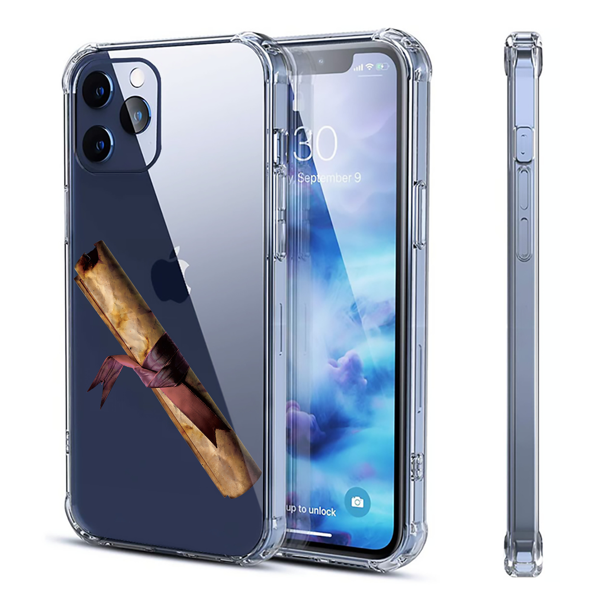 （画像用） Harry Potter ハリー・ポッターシリーズ 【iPhone 12シリーズ対応】透明スマホケース（クリアソフトケース）